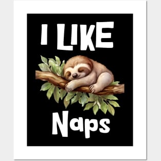 I Like Naps Posters and Art